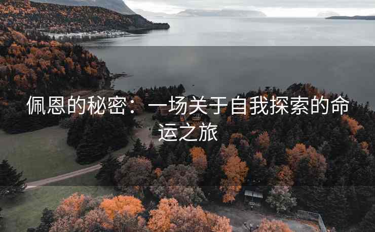 佩恩的秘密：一场关于自我探索的命运之旅